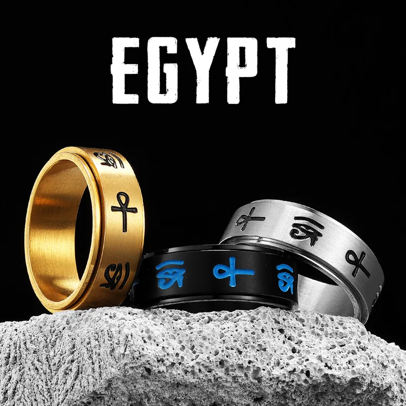 Egypt Eye of Horus Men Rings S - Men'S Accessories Jewelry Egypt recension och pris