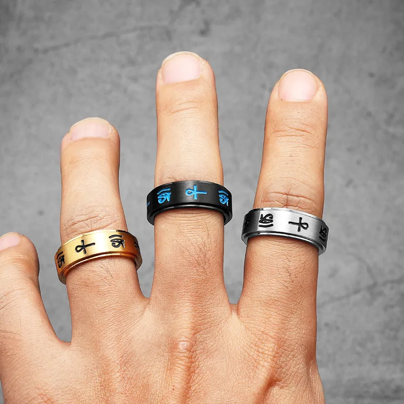 Egypt Eye of Horus Men Rings S - Men'S Accessories Jewelry Egypt recension och pris