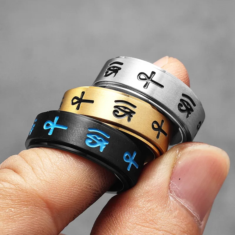 Egypt Eye of Horus Men Rings S - Men'S Accessories Jewelry Egypt recension och pris