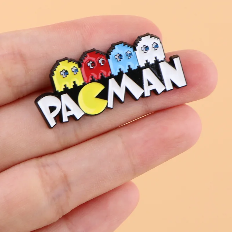 Pac-Man Game Brooch Pin Badge  - Men Accessories Brooch recension och pris