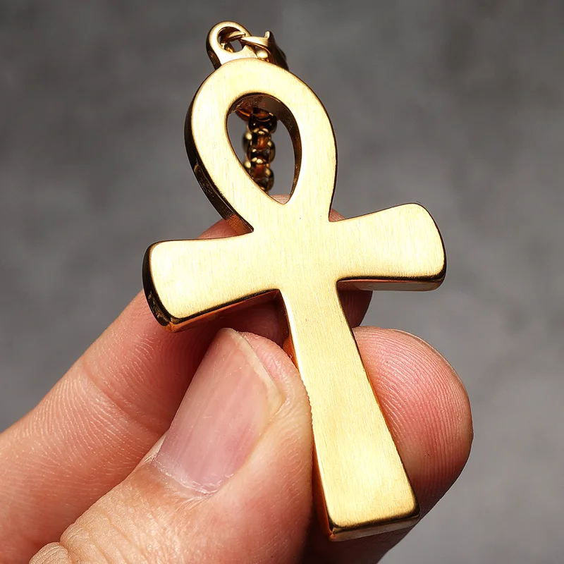 Egypt Cross Men Necklaces Stai - Men'S Accessories Jewelry Egypt recension och pris
