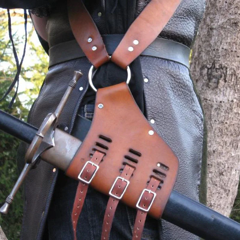 Medieval Shoulder Strap Sword  - Men'S Viking Accessories recension och pris