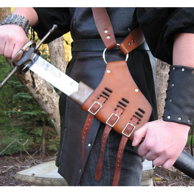 Medieval Shoulder Strap Sword  - Men'S Viking Accessories recension och pris