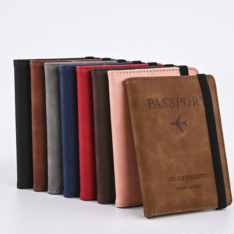 Men PU Leather Wallet Travel P - Passport Wallet Rfid recension och pris