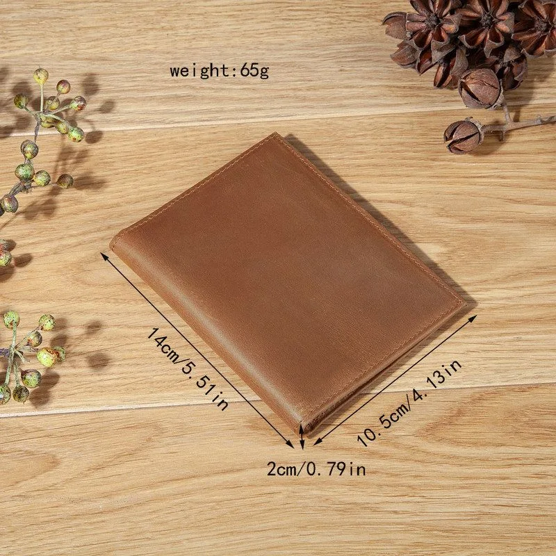Fashionable Unisex Mad  Leathe - Passport Wallet Rfid recension och pris