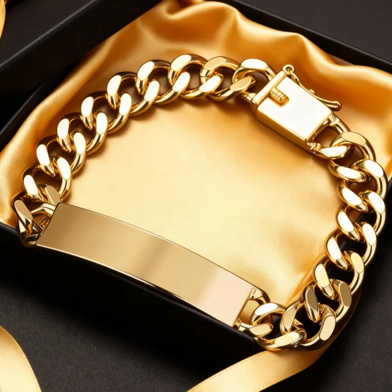 Fine Creative 18K Gold bracele - Men'S Accessories Jewelry Brands recension och pris