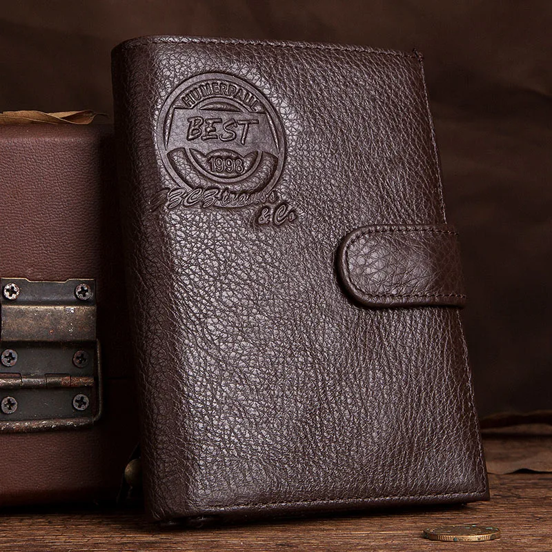 KAVIS Genuine Leather Wallet M - Coin Holder Men recension och pris